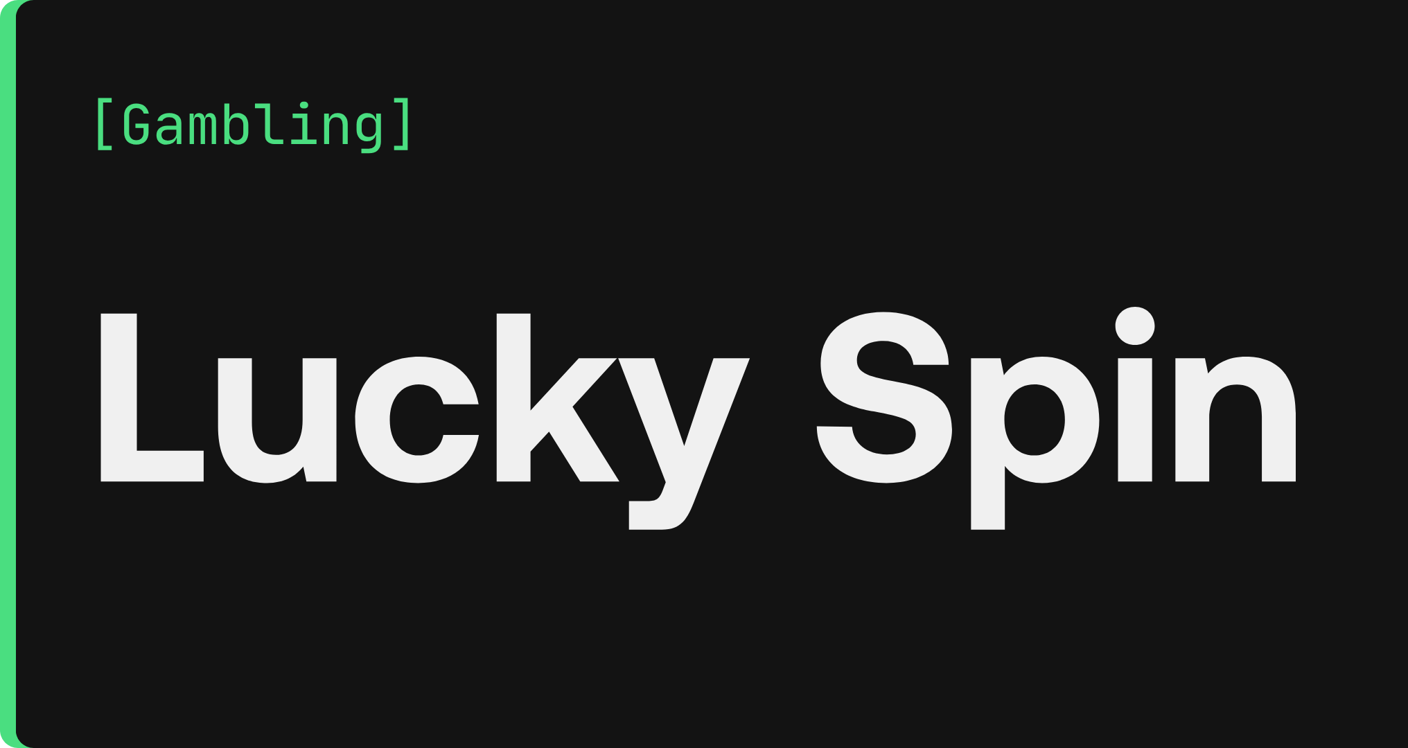 Lucky Spin Package
