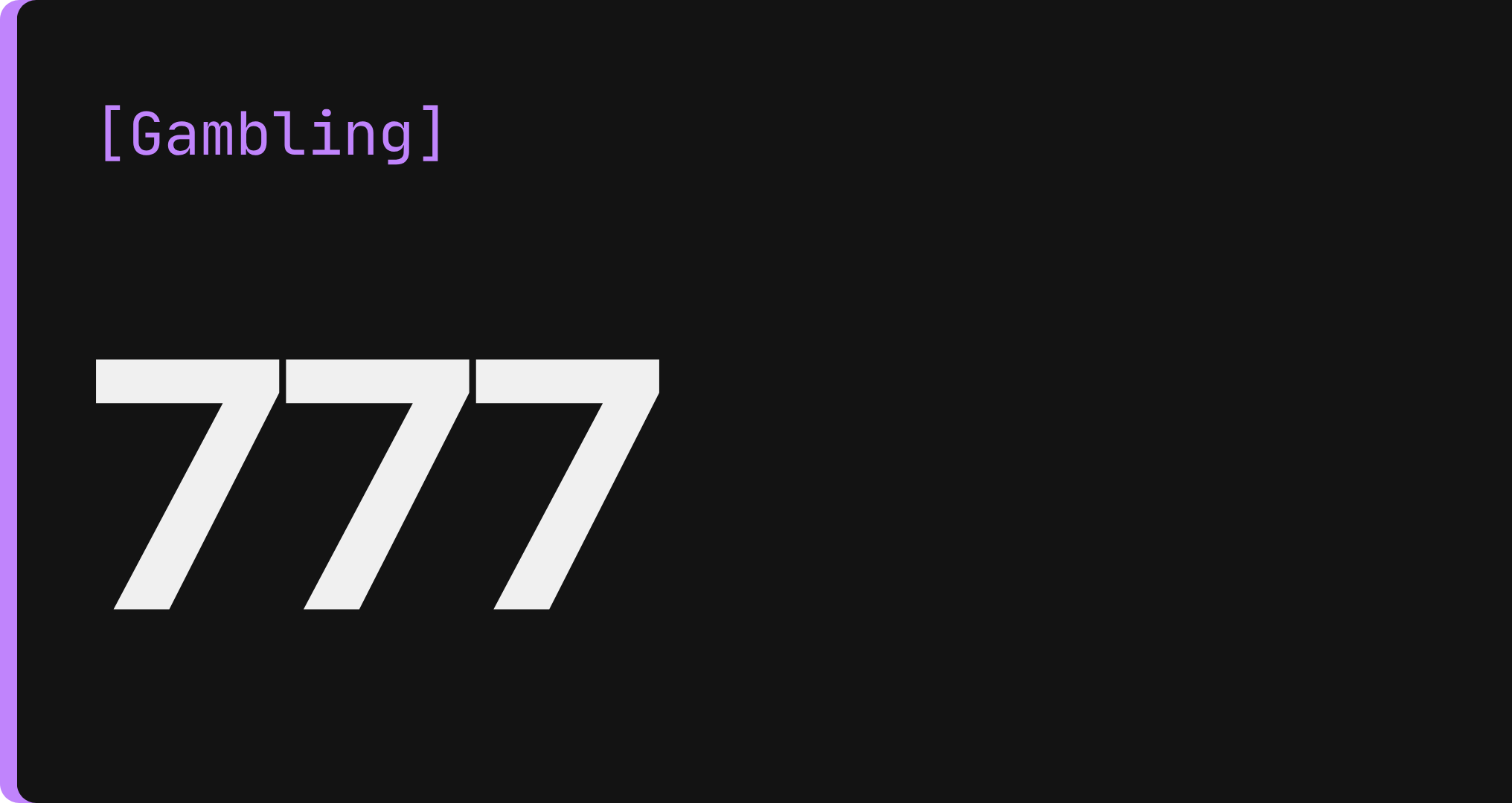 777 Package Recurring